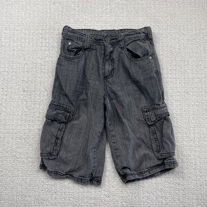 Y2K Venom Skateboard Baggy Cargo Shorts Youth 10 Military Grunge Hip-Hop Alt